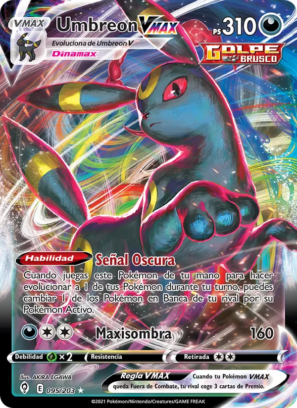 Umbreon VMAX Cielos Evolutivos 95/203