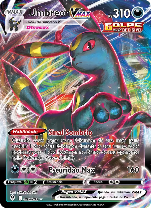 Umbreon VMAX Céus em Evolução 95/203
