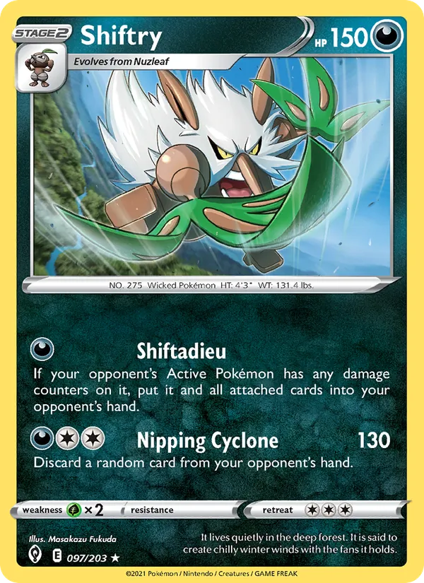 Shiftry Evolving Skies 97/203