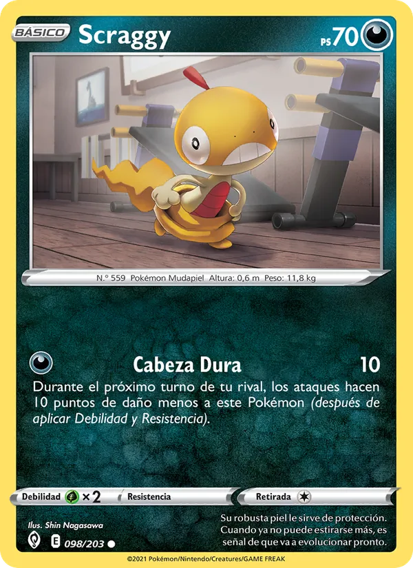 Scraggy Cielos Evolutivos 98/203