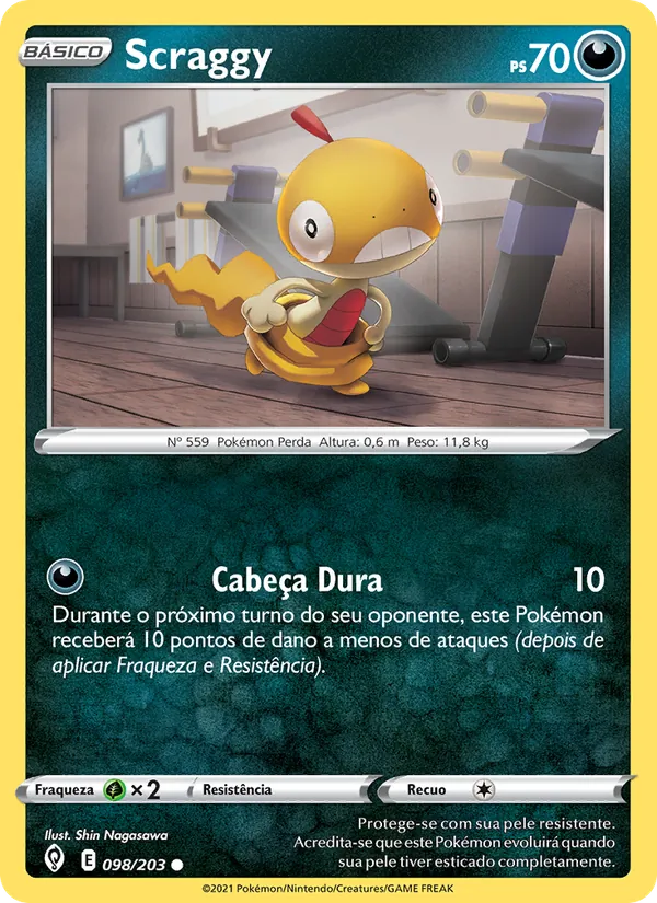 Scraggy Céus em Evolução 98/203