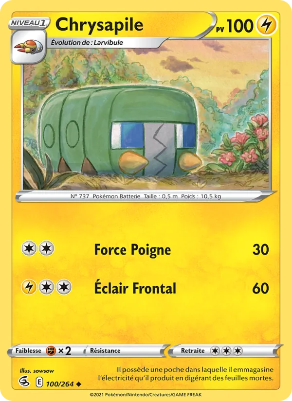 Chrysapile Poing de Fusion 100/264