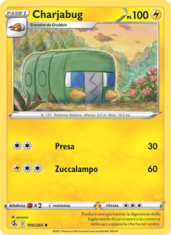 Charjabug Colpo Fusione 100/264
