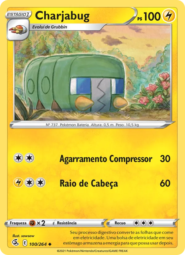 Charjabug Golpe Fusão 100/264