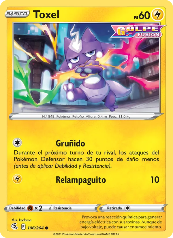 Toxel Golpe Fusión 106/264