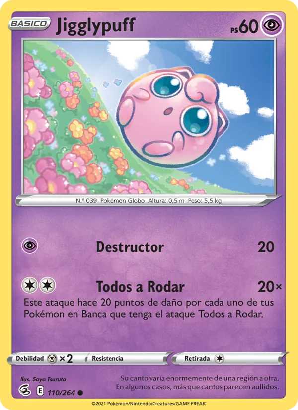 Jigglypuff Golpe Fusión 110/264