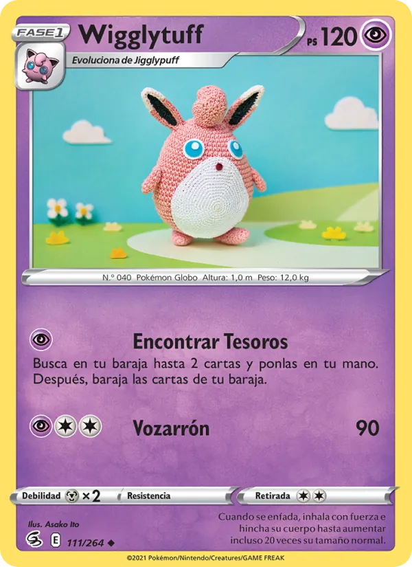 Wigglytuff Golpe Fusión 111/264