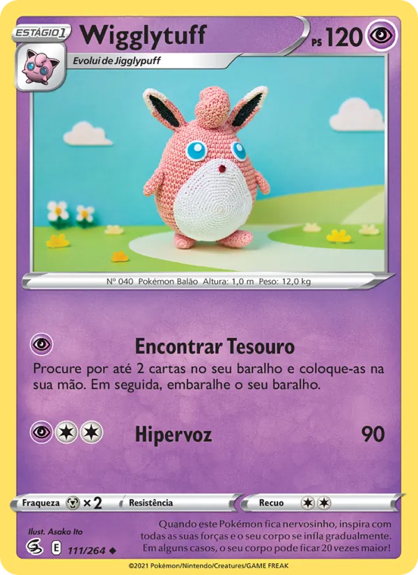 Wigglytuff Golpe Fusão 111/264