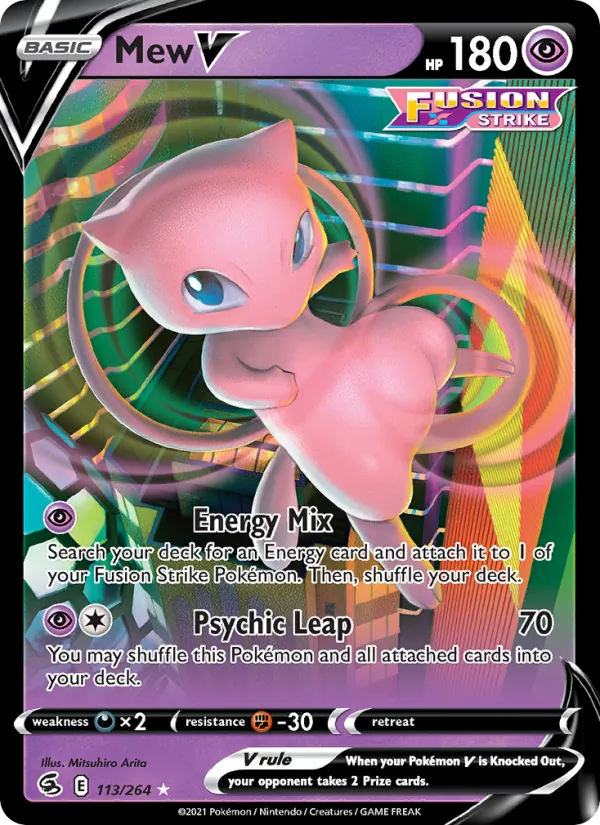 Mew V Fusion Strike 113/264