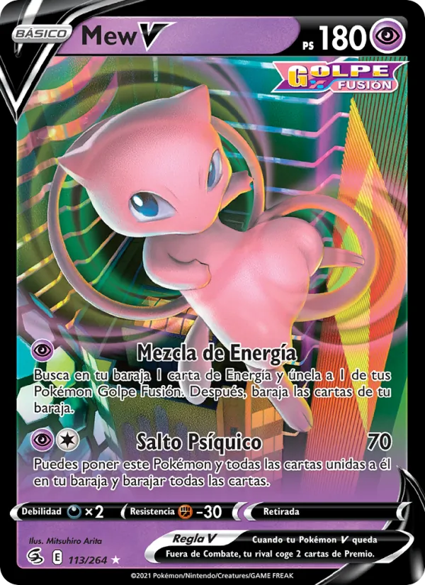 Mew V Golpe Fusión 113/264