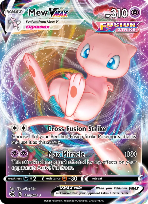 Mew VMAX Fusion Strike 114/264