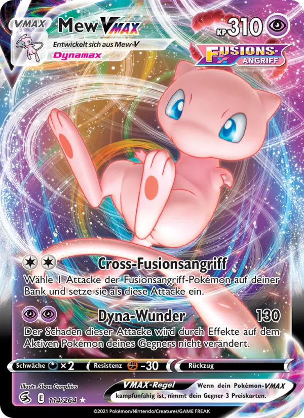 Mew VMAX Fusionsangriff 114/264
