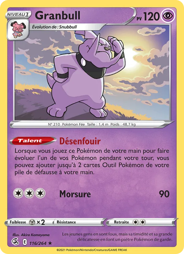 Granbull Poing de Fusion 116/264