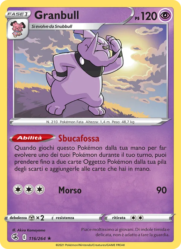 Granbull Colpo Fusione 116/264