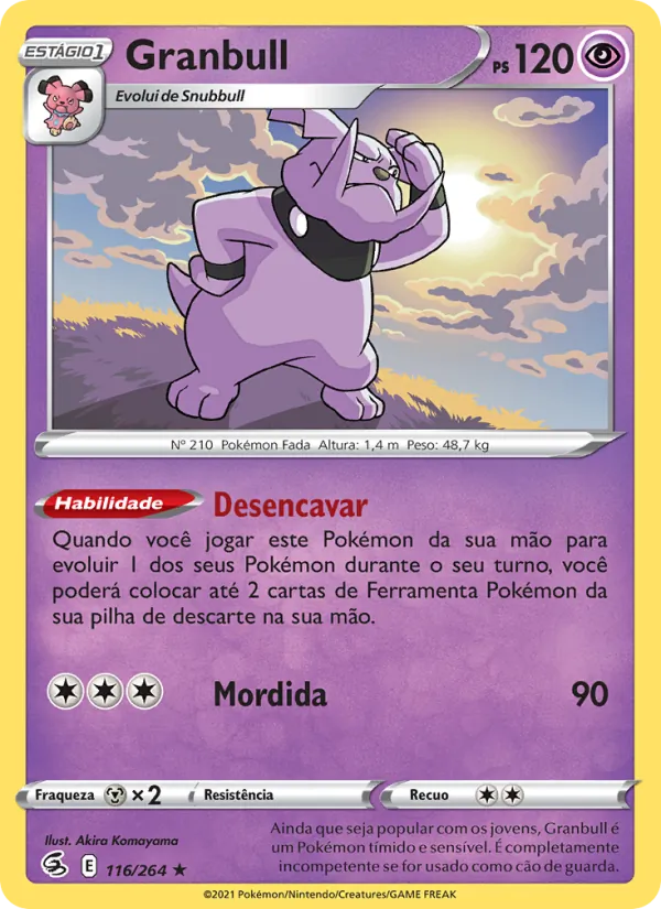 Granbull Golpe Fusão 116/264