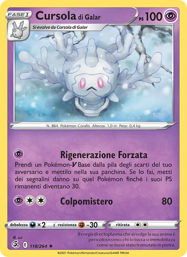 Cursola di Galar Colpo Fusione 118/264