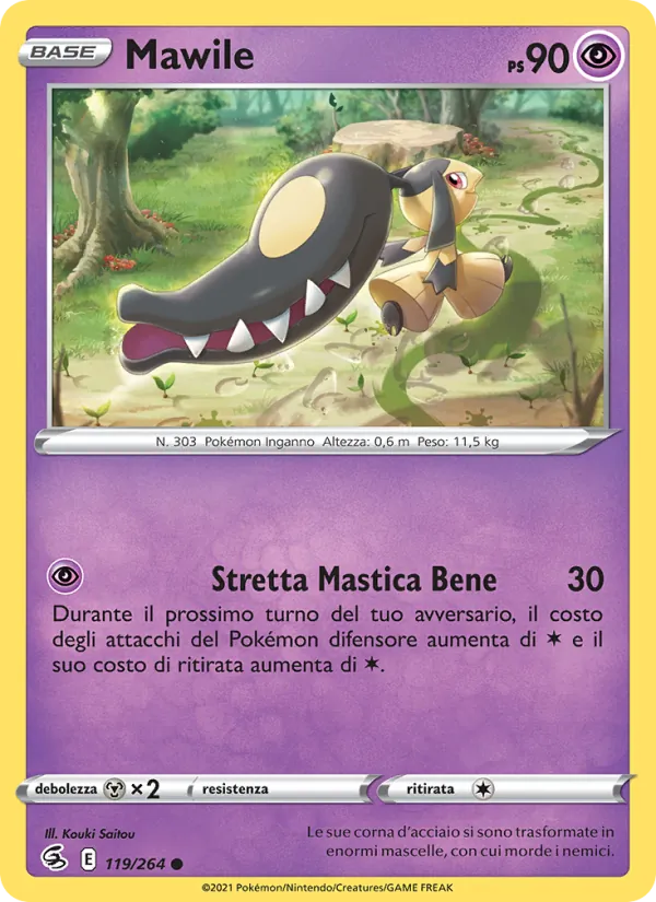 Mawile Colpo Fusione 119/264