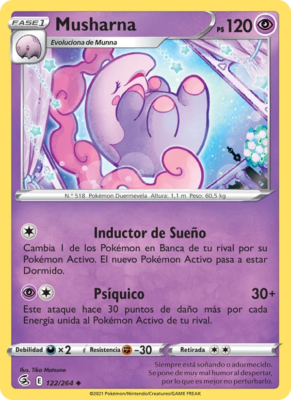 Musharna Golpe Fusión 122/264