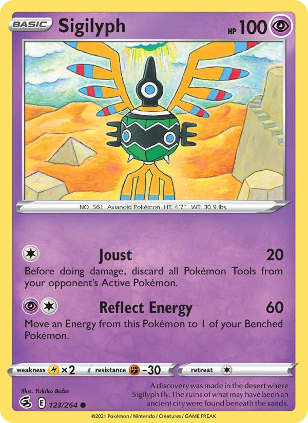 Sigilyph Fusion Strike 123/264