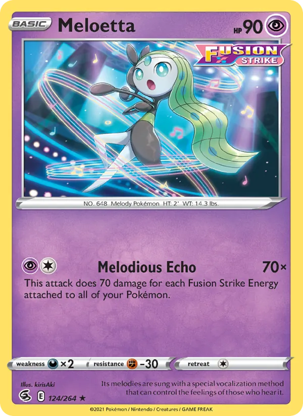 Meloetta Fusion Strike 124/264