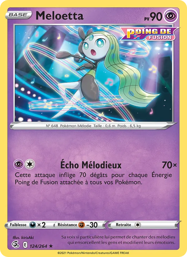 Meloetta Poing de Fusion 124/264