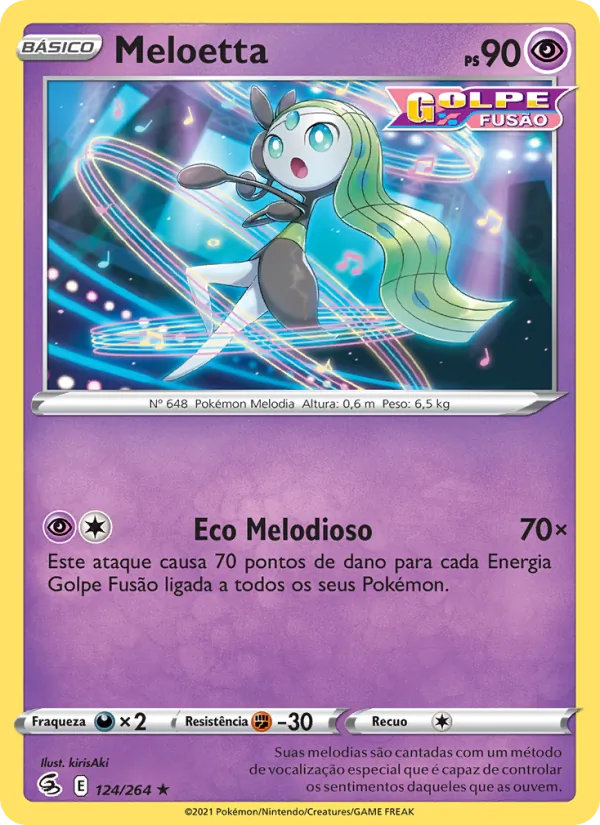 Meloetta Golpe Fusão 124/264