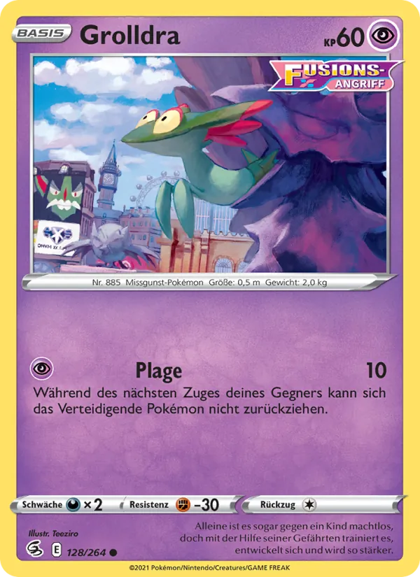 Grolldra Fusionsangriff 128/264