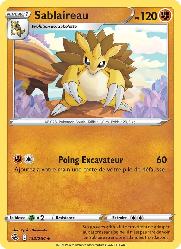 Sablaireau Poing de Fusion 132/264