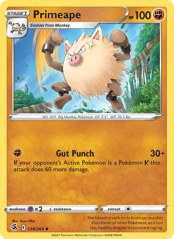 Primeape Fusion Strike 134/264