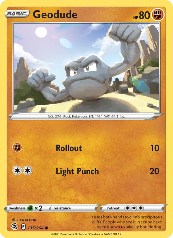 Geodude Fusion Strike 135/264