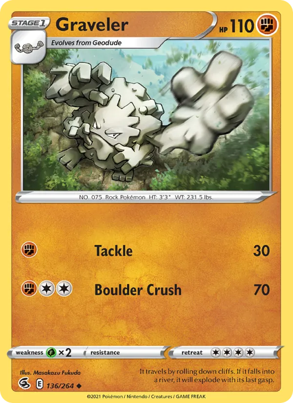 Graveler Fusion Strike 136/264