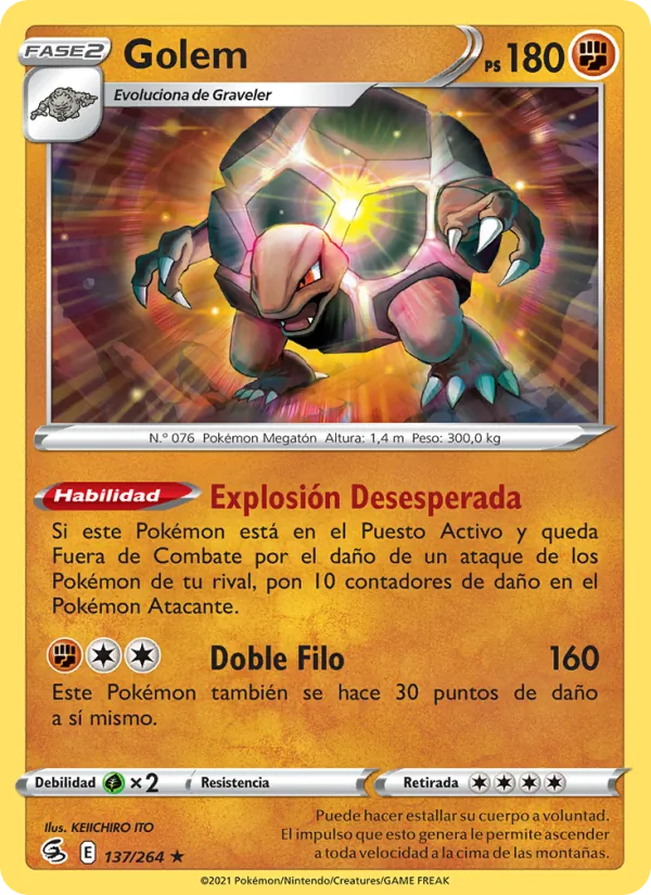 Golem Golpe Fusión 137/264