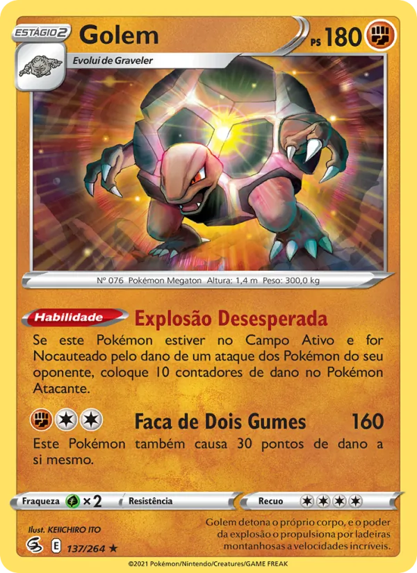 Golem Golpe Fusão 137/264