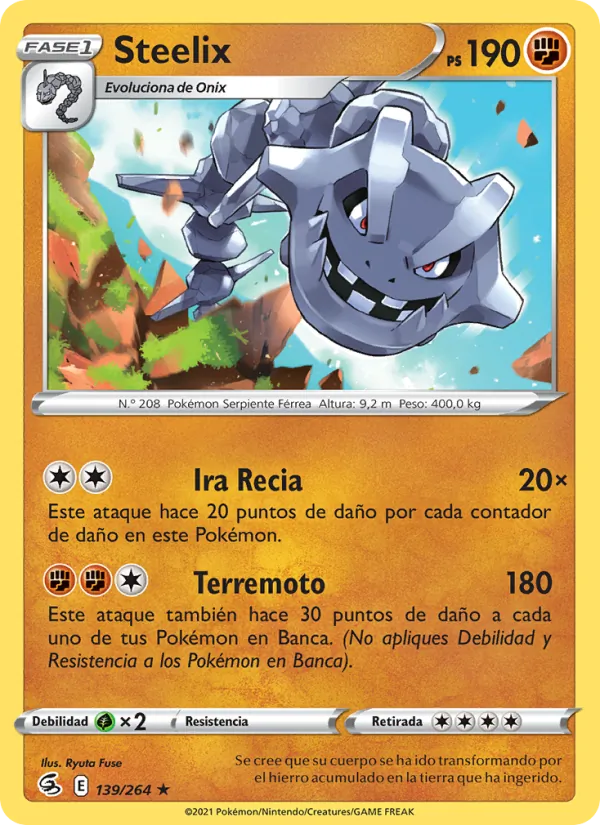 Steelix Golpe Fusión 139/264