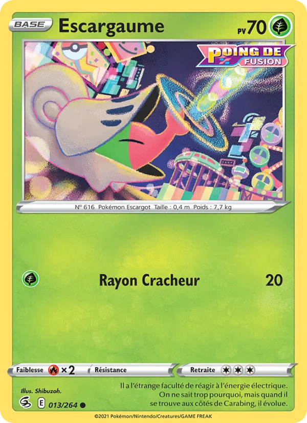 Escargaume Poing de Fusion 13/264