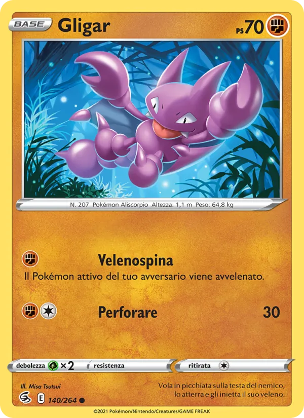 Gligar Colpo Fusione 140/264