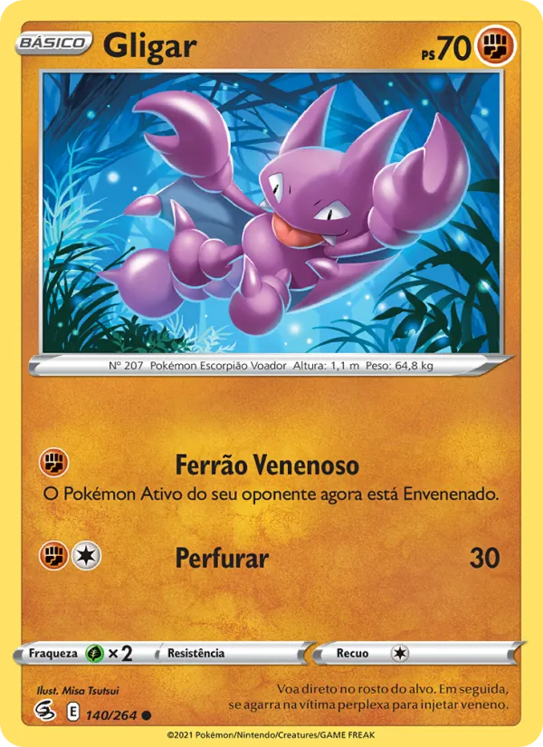 Gligar Golpe Fusão 140/264
