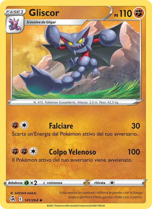 Gliscor Colpo Fusione 141/264