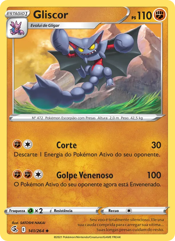 Gliscor Golpe Fusão 141/264