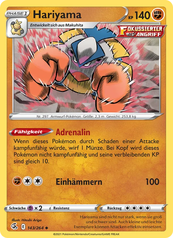 Hariyama Fusionsangriff 143/264