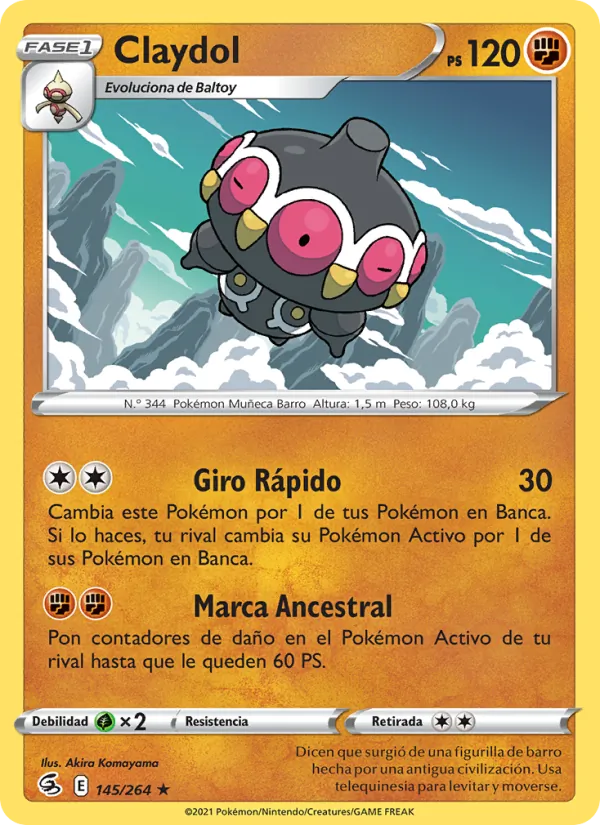 Claydol Golpe Fusión 145/264