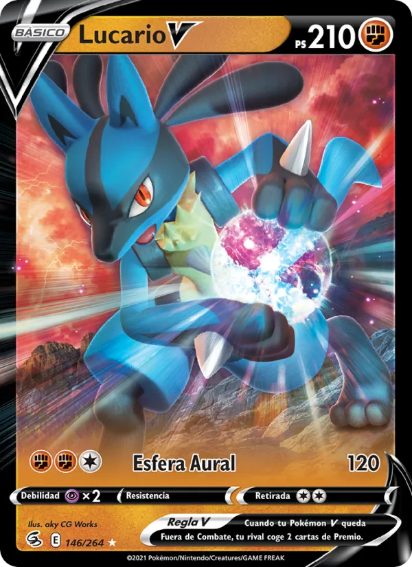 Lucario V Golpe Fusión 146/264