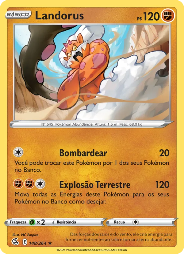 Landorus Golpe Fusão 148/264