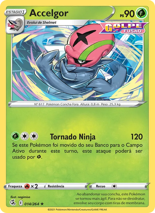 Accelgor Golpe Fusão 14/264