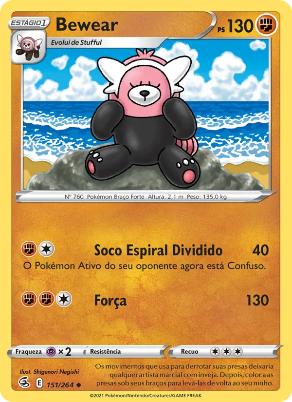 Bewear Golpe Fusão 151/264
