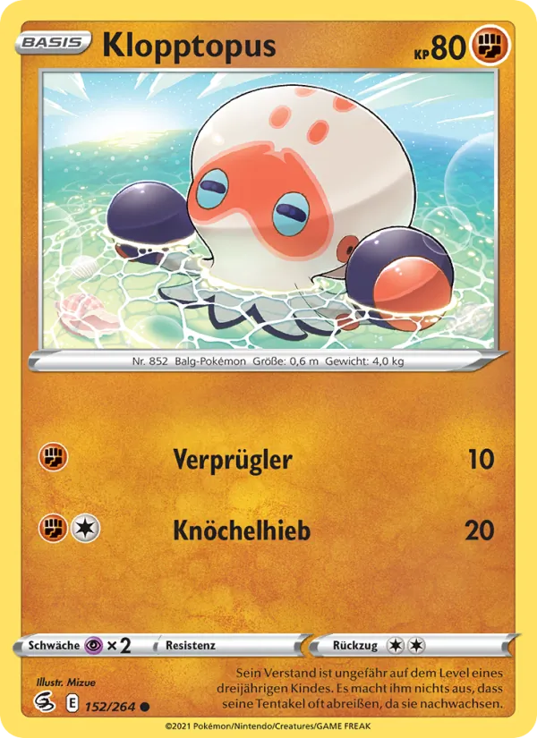 Klopptopus Fusionsangriff 152/264