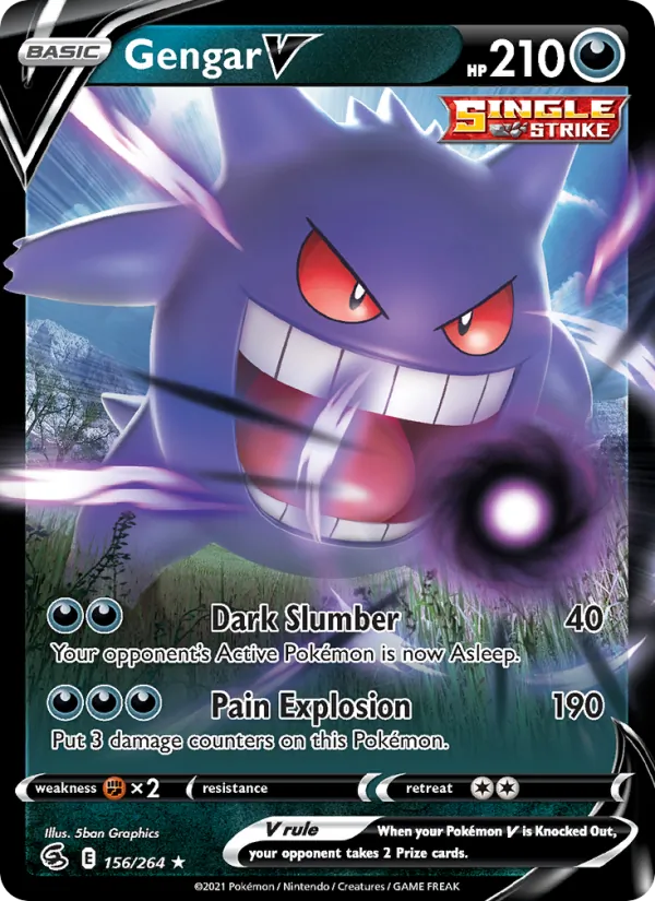 Gengar V Fusion Strike 156/264