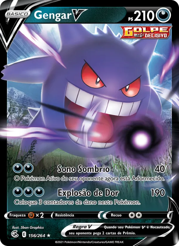 Gengar V Golpe Fusão 156/264