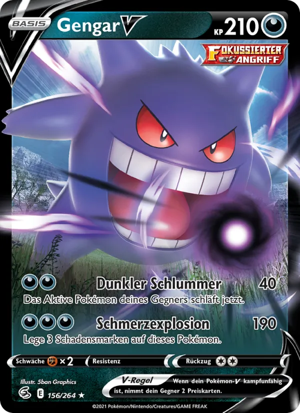 Gengar V Fusionsangriff 156/264