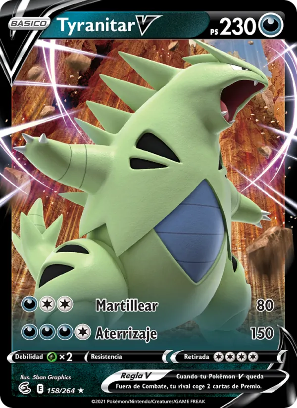 Tyranitar V Golpe Fusión 158/264
